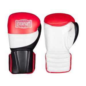 Focus Sports Custom Red and Black Boxing Gloves – High-Performance Gear for Training