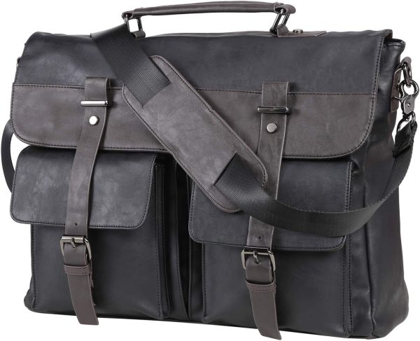 Custom leather messenger bag by Focus Sports, combining style and functionality for business and sports enthusiasts
